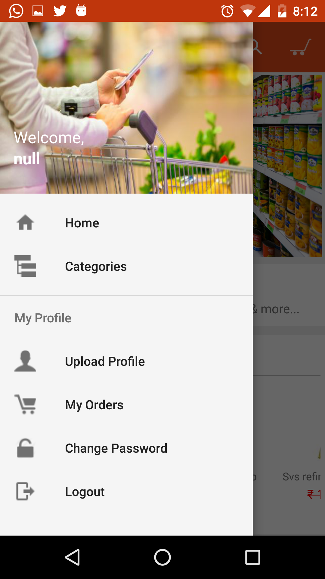 JK Super Market & Klonrr shopping cart screenshot 11