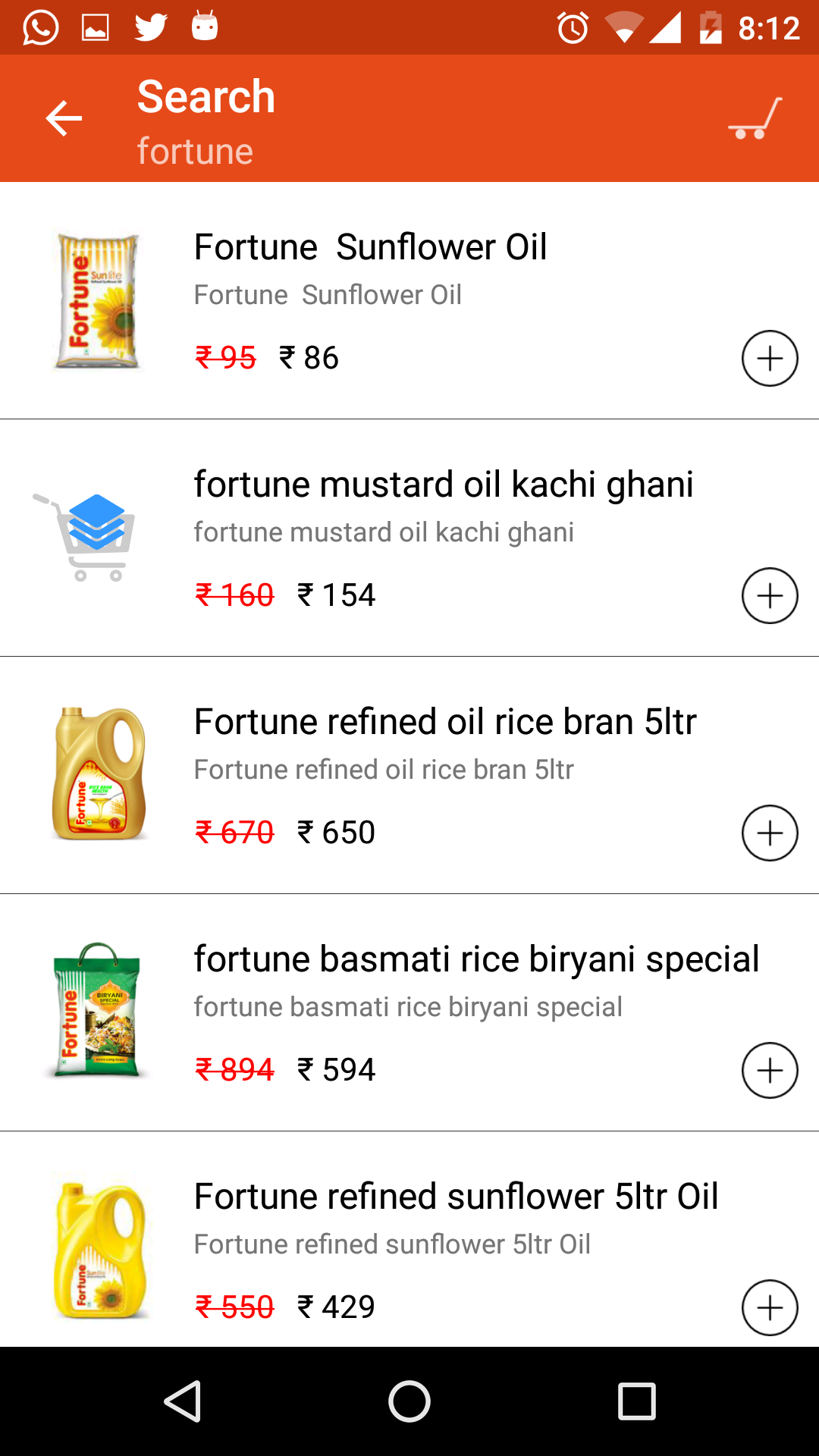 JK Super Market & Klonrr shopping cart screenshot 7
